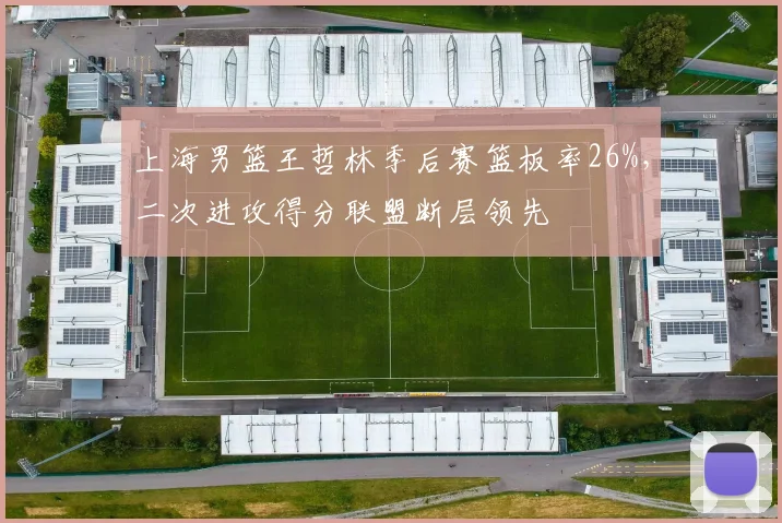 上海男篮王哲林季后赛篮板率26%,二次进攻得分联盟断层领先