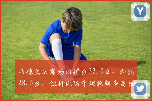 韦德总决赛场均得分32.0分，科比28.5分，但科比防守端抢断率高出韦德0.8个百分点